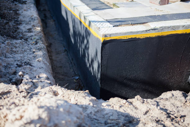 Residential Wet Basement Repair installation at a Milwaukee, WI home by SJ Waterproofing Pros